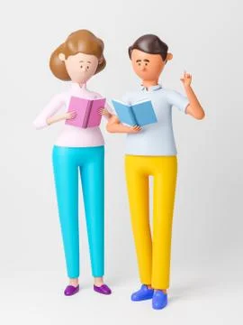 Cartoon characters Stock Illustration