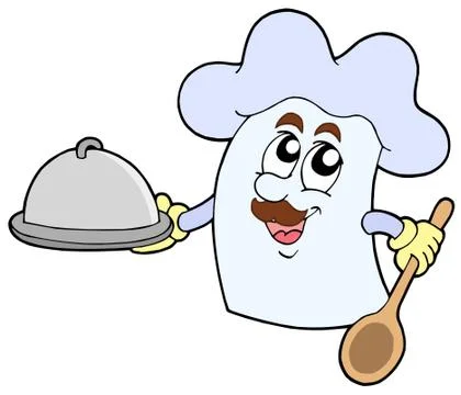 Cartoon chef hat Stock Illustration