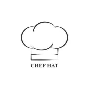 Cartoon chef hat vector Stock Illustration