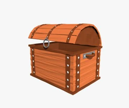 Cartoon chest Stock Illustration