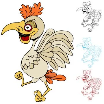 Cartoon chicken Stock Illustration