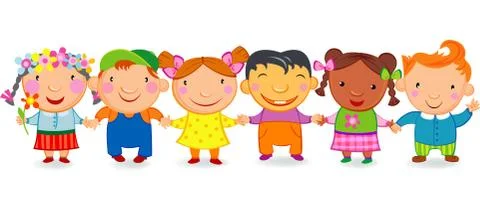 Cartoon children Stock Illustration