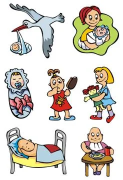 Cartoon Children Stock Illustration