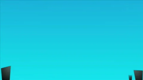 Cartoon cityscape Stock Footage 519559