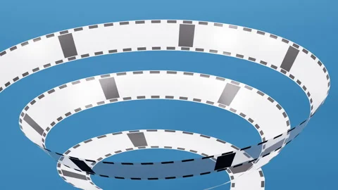 Cartoon clapper board model, 3d rendering. Video stock 291524942