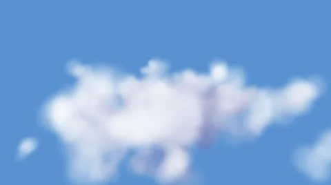 Cartoon cloud Stock Footage 8646482