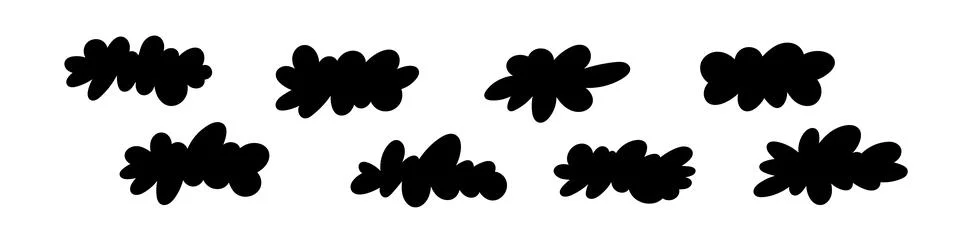 Cartoon cloud icon , fluffy shape. graphic designs and bubble like illustra.. Stock Illustration