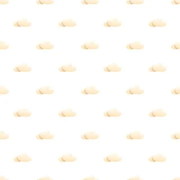 Cartoon cloud pattern creating seamless background wallpaper Illustrazione stock