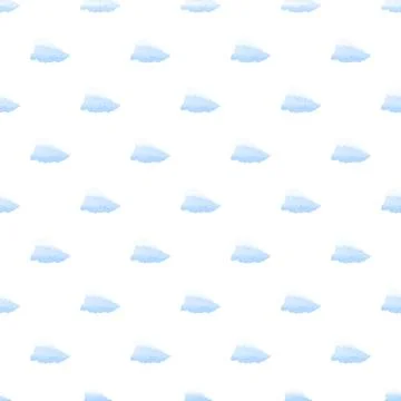 Cartoon cloud pattern seamless background creating abstract sky texture Illustration