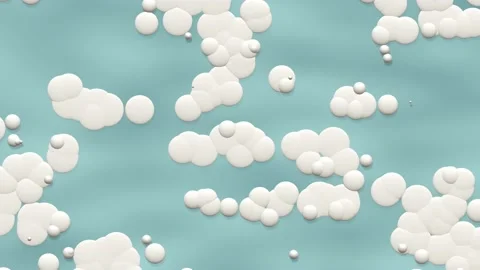 Cartoon clouds Stock Footage 148521413