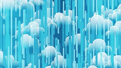 Cartoon Clouds Stock Footage 152947560