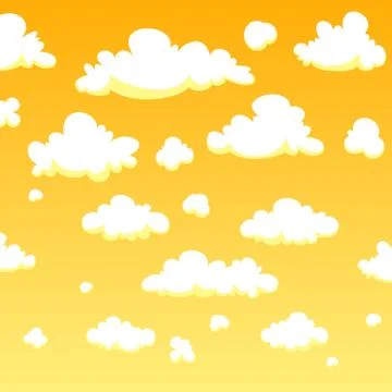Cartoon Clouds Stock Illustration