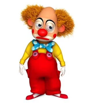Cartoon clown 스톡 일러스트