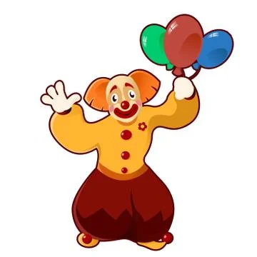 Cartoon Clown Stock Illustration