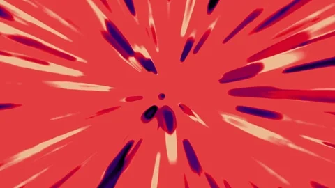 Cartoon Colored Explosion Of Rays Particles Motion Background Stock Footage 75860434