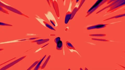 Cartoon Colored Explosion Of Rays Particles Motion Background Stockillustratie