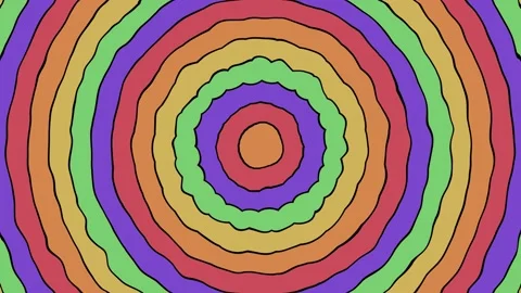 Cartoon colorful circles Stock Footage 162666816
