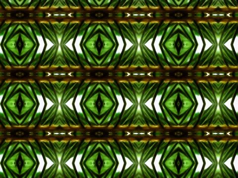 Cartoon colorful psychedelic triangular rhomboid seamless pattern. Stock Illustration