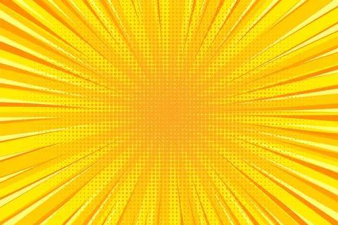 Cartoon comic background. Comics book colorful poster with halftone elements Stock Illustration