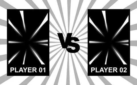 Cartoon comic background Fight versus Comic book poster with halftone Stock Illustration
