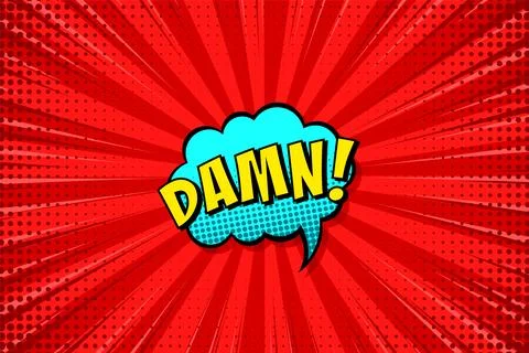 Cartoon comic background. Speech bubble. Comics book colorful poster with 스톡 일러스트