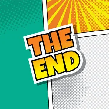 Cartoon comic book template イラスト素材