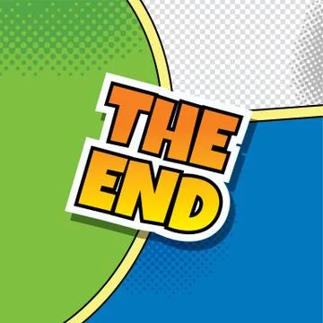 Cartoon comic book template Illustrazione stock