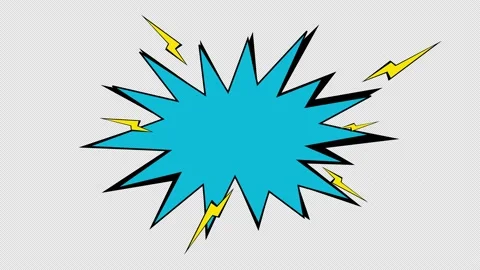 cartoon Comic Bubble speech loop Animati... | Stock Video | Pond5