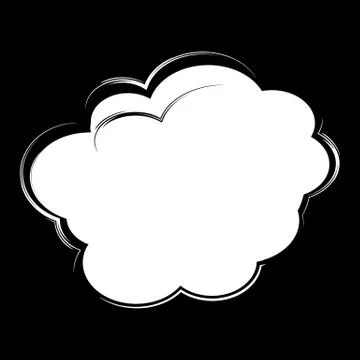 Cartoon comic speech bubble. Vector illustration and graphic elements, template 스톡 일러스트