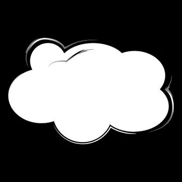 Cartoon comic speech bubble. Vector illustration and graphic elements, template イラスト素材