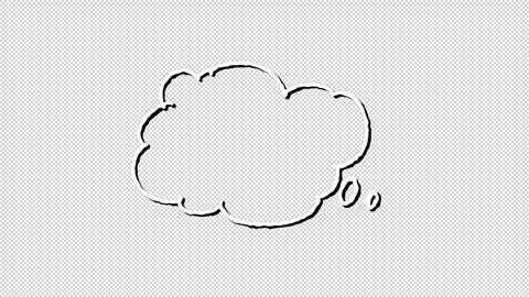 Cartoon Comic Speech Bubbles Motion Graphics Stock Footage 283523248