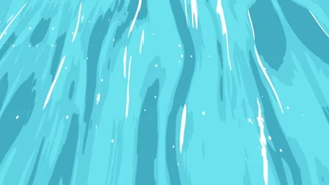 Cartoon Comic Streaming Water Anime Background Stock Footage 341478784