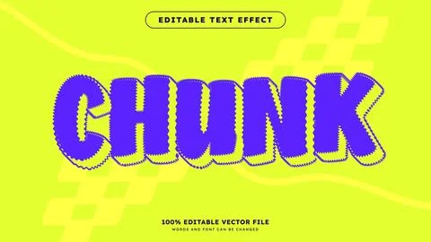 Cartoon comic style editable text effect Suitable for modern cute design them イラスト素材