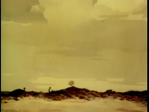 Cartoon of the construction of the World's Fair Stock Footage 260247856