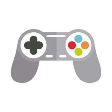 Cartoon controller video game toy object for small children to play, flat style Ilustración de archivo