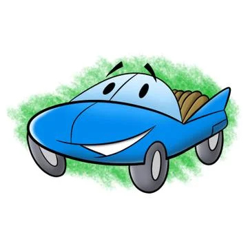 Cartoon convertible Illustrazione stock