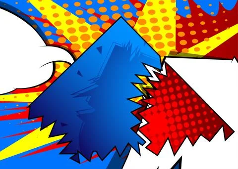 Cartoon Cool Backgrounds, comic book backdrop. Retro vector comics pop art .. Illustrazione stock