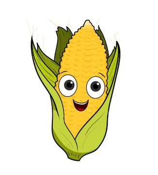 Cartoon Corn Stock Illustration
