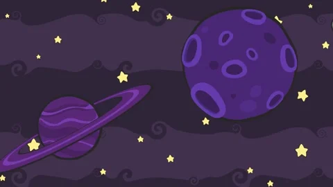 Cartoon cosmos background 3 Stock Footage 250984582