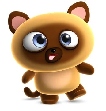 Cartoon crazy cat Stock Illustration