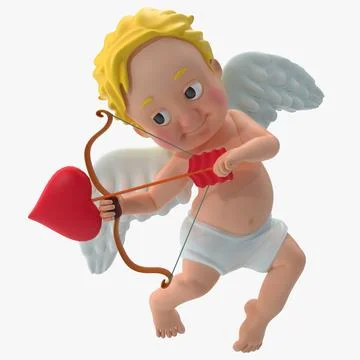 Cartoon Cupid 3 3D Model