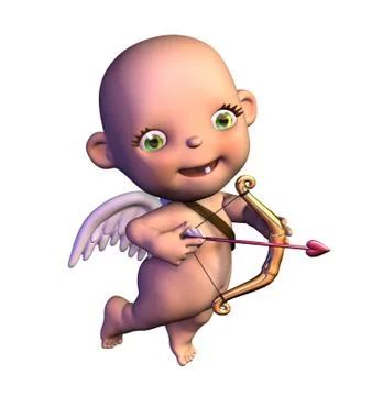 Cartoon Cupid Stock-Illustration