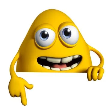 Cartoon cute alien Stock-Illustration