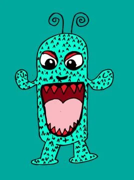 Cartoon cute monsters 스톡 일러스트