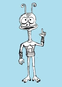 Cartoon cute monsters Stock Illustration