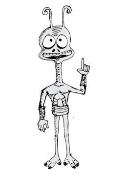 Cartoon cute monsters Stock Illustration