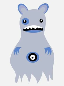 Cartoon cute monsters Stock Illustration
