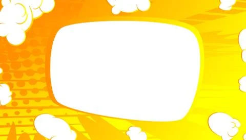 Cartoon design colored background with blank copy space. Vector comic book il イラスト素材
