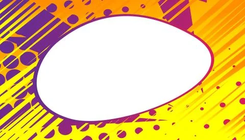 Cartoon design colored background with blank copy space. Vector comic book il Stock Illustration