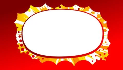 Cartoon design colored background with blank copy space. Vector comic book il Stockillustratie